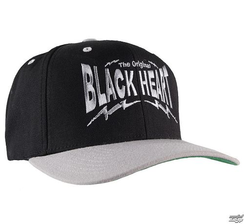 šiltovka BLACK HEART - Snap Back - Blk / Grey - BH010