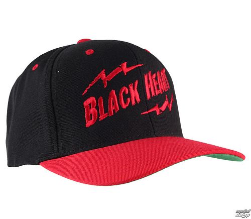 šiltovka BLACK HEART - Snap Back - Blk/Red - BH019