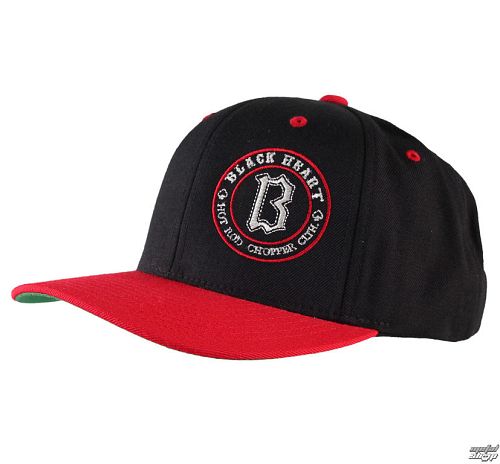šiltovka BLACK HEART - Stamp - Blk/Red - BH008