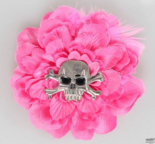 sponka do vlasov Pink Skull - NS162