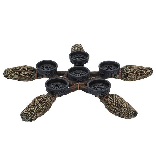svietnik (dekorácia) Metle Pentagram - B3755K8