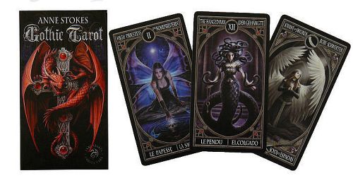 tarotové karty Anne Stokes - Gothic Tarot - FOU06
