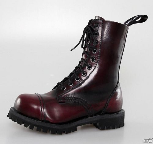 topánky ALTERCORE - 10dírkové - Burgundy Rub-Off - 551