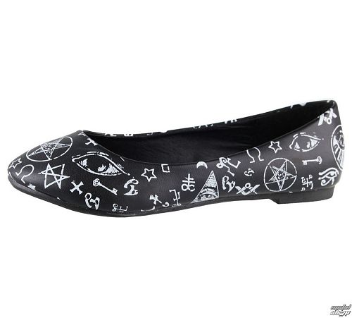 topánky dámske (balerína) BANNED - BND020BLK