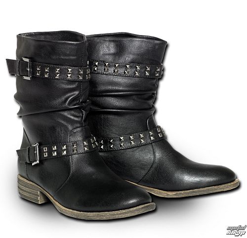 topánky dámske BRANDIT - Bikerboot - Black - 9014/2