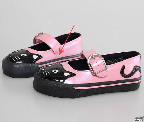 topánky detské TUK- Pink/Black - POŠKODENÉ - N031