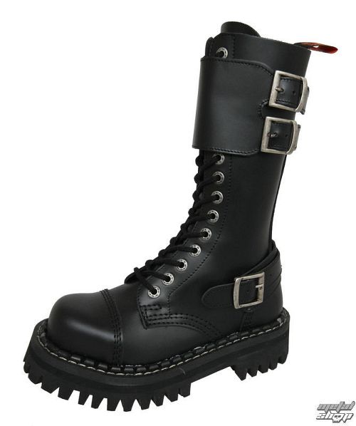 topánky KMM 14dírkové - Black - 144