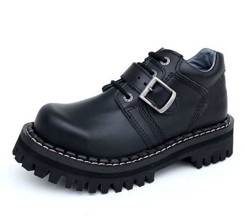 topánky KMM 4-dírky - Black Monster 1P - 030