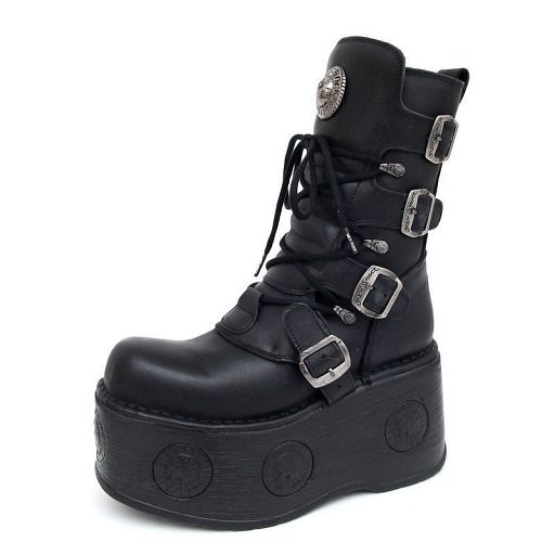 topánky NEW ROCK - 1473-S3 - Itali Negro