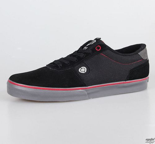 topánky pánske CIRCA - Lamb - Black / Dark Gull/Red