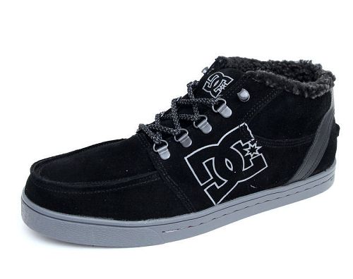 topánky pánske DC - Relax Mid Wr - BLACK-GREY