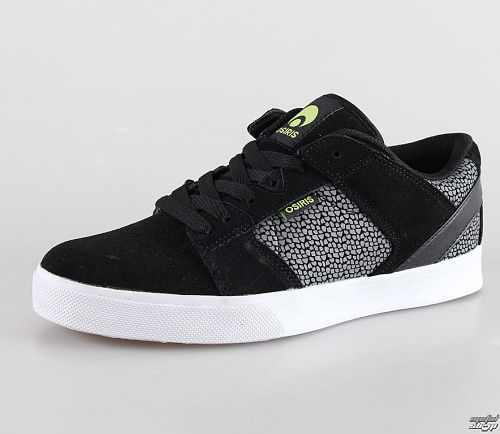 topánky pánske OSIRIS - PLG - Blk/Wht/Me