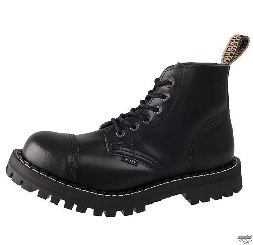 topánky STEEL - 6 - DIERKOVÉ -127,128/0 - BLACK