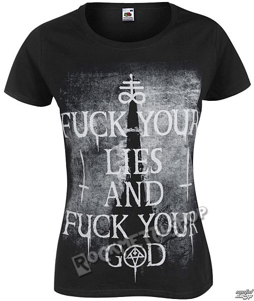 tričko dámske AMENOMEN - FUCK YOUR LIES - OMEN084DA