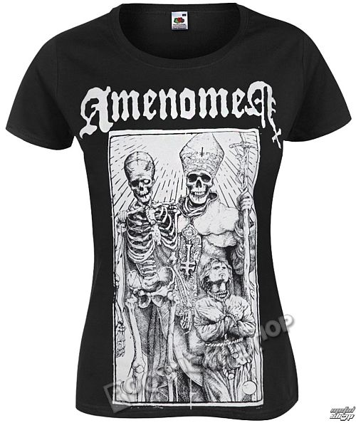 tričko dámske AMENOMEN - POPE AND DEATH - OMEN085DA
