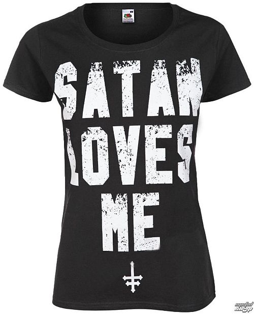 tričko dámske AMENOMEN - SATAN LOVES ME - OMEN057DA