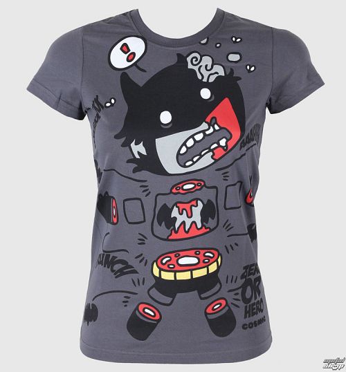 tričko dámske COSMIC - Zero Or Hero - Dark Grey