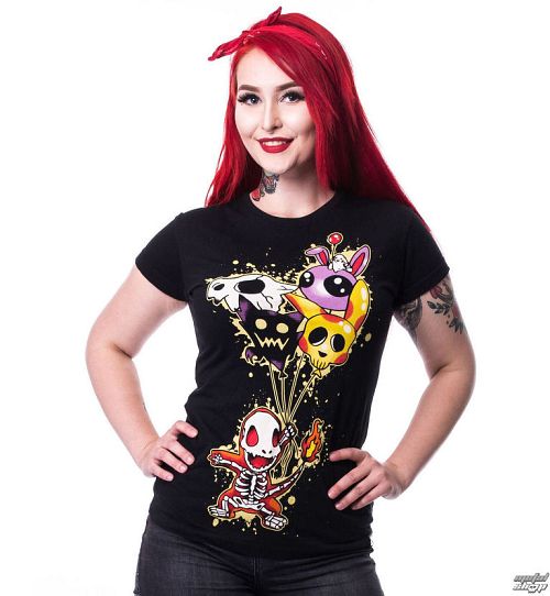 tričko dámske CUPCAKE CULT - FLAME T - BLACK - POI177