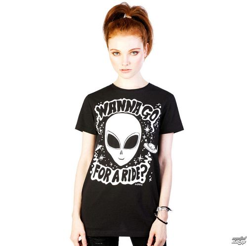 tričko dámske DISTURBIA - Ride - Black - DIS722