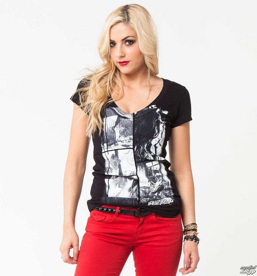 tričko dámske METAL MULISHA - ATTITUDE - BLK