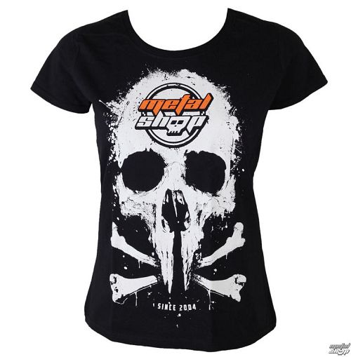 tričko dámske Metalshop - Black - MS017