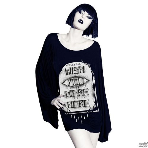 tričko dámske (pončo) KILLSTAR - WYWH Kimono - Black