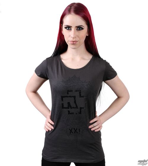 tričko dámske RAMMSTEIN - dark grey - RS008-1