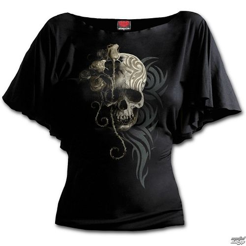 tričko dámske SPIRAL - DARK ANGEL - Black - L033F719