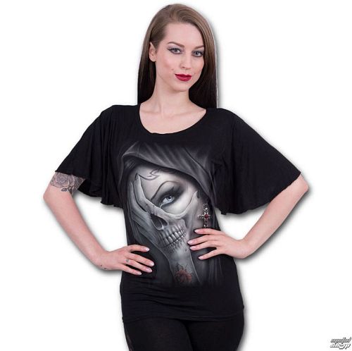 tričko dámske SPIRAL - DEAD HAND - Black - M022F719