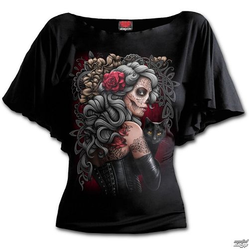 tričko dámske SPIRAL - DEAD TATTOO - Black - K046F719