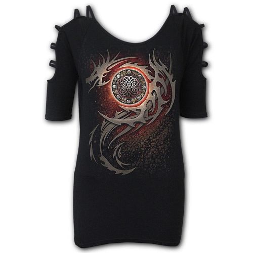 tričko dámske SPIRAL - DRAGON EYE - T158F469