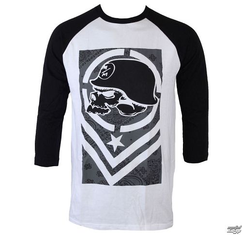 TRIČKO METAL MULISHA COMPANY RAGLAN WHT-L