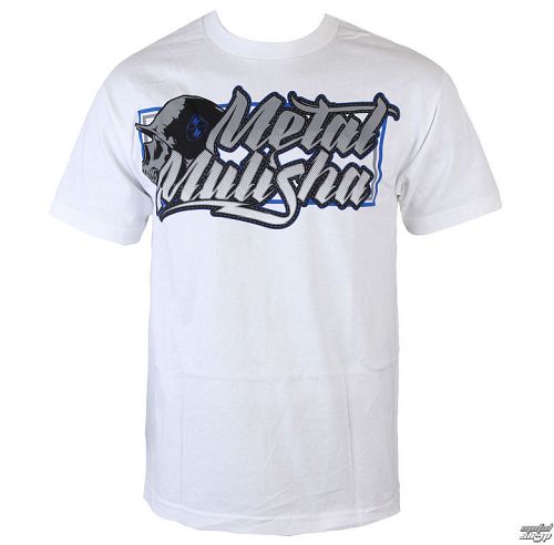 TRIČKO METAL MULISHA LETTER WHT-XL