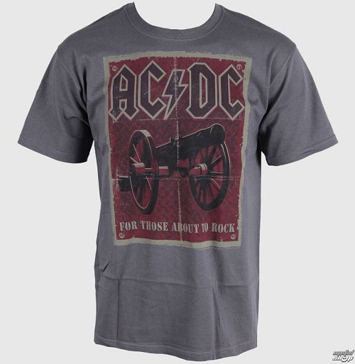 tričko pánske AC/DC - Iron plate - LIQUID BLUE - 61806