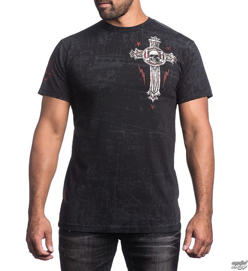 tričko pánske AFFLICTION - Repost - BK - A13430