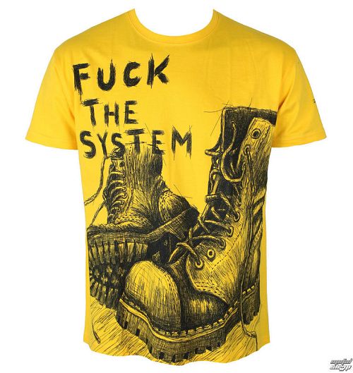 tričko pánske ALISTAR - Fuck the System - ALI338