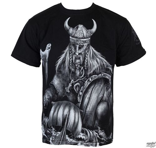 tričko pánske ALISTAR - Warrior & Drakkars - Black - 170