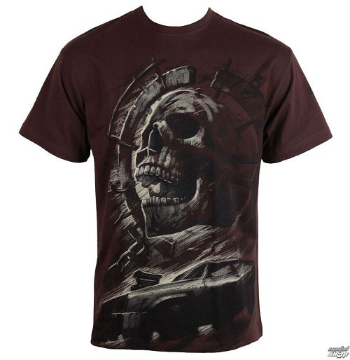 tričko pánske ALISTAR - Wasteland - brown - ALI 319