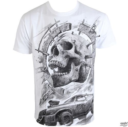 tričko pánske ALISTAR - Wasteland - white - ALI 318
