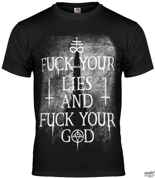 tričko pánske AMENOMEN - FUCK YOUR LIES - OMEN084KM
