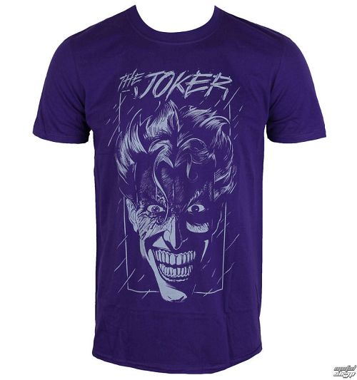 tričko pánske Batman - The Joker - Purple - LIVE NATION - PE11559TSCP