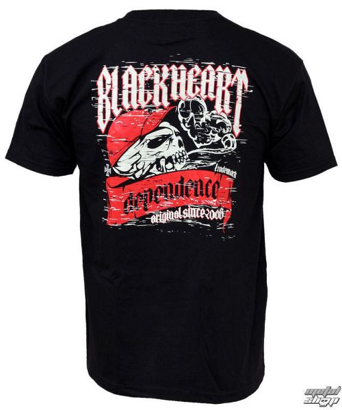 tričko pánske BLACK HEART - Depeandeance - Black