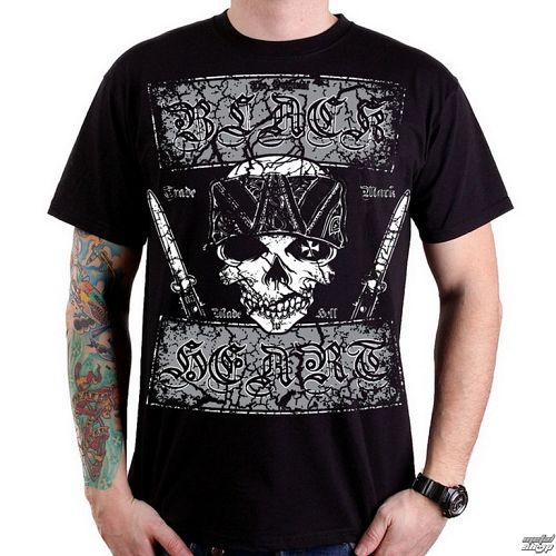 tričko pánske BLACK HEART - Racers - Black - BH063