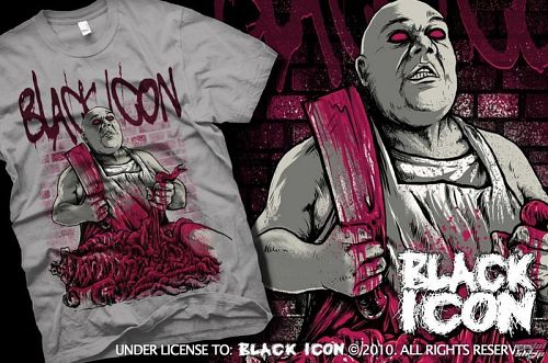 tričko pánske BLACK ICON - Grey - MICON055