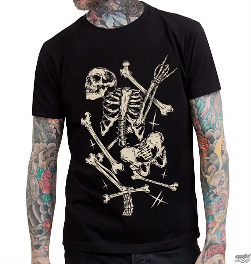 tričko pánske HYRAW - Deadly Bones - HY172