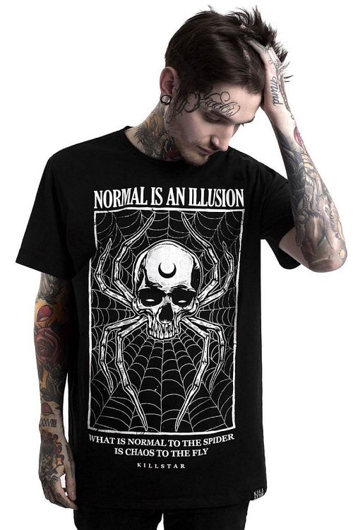 tričko pánske KILLSTAR - ILLUSION - BLACK - KSRA000096