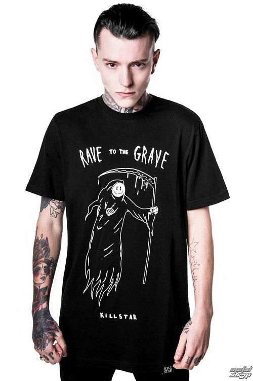 tričko pánske KILLSTAR - Rave - Black - KIL253