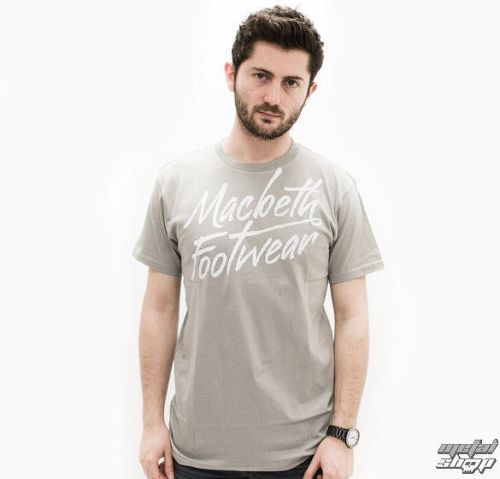 tričko pánské MACBETH - Scripts - Grey