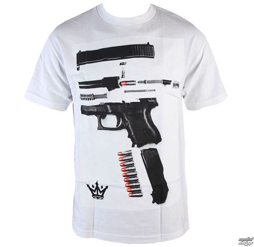 tričko pánske MAFIOSO - Dismantled - White - 54002-2