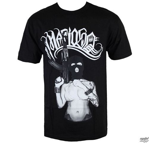 tričko pánske MAFIOSO - Ski Mask - Black - 54003